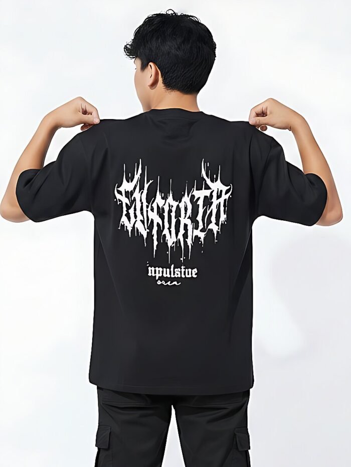 impulsive trasero Remera oversize Impulsive