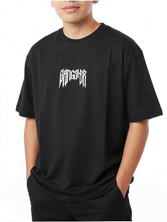 modelo gangstaer delantero_1 Remera oversize Gangster