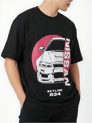 Remera oversize Nissan R34