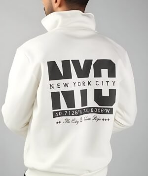 buzo ny trasero blanco Buzo con cuello NYC