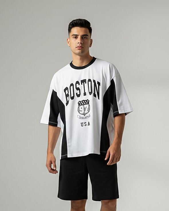 BOSTON BLANCO 1 Remera boxy fit BOSTON