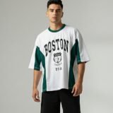 BOSTON CRUDO-PINO 1 Remera boxy fit BOSTON