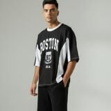 BOSTON NEGRO 1 Remera boxy fit BOSTON
