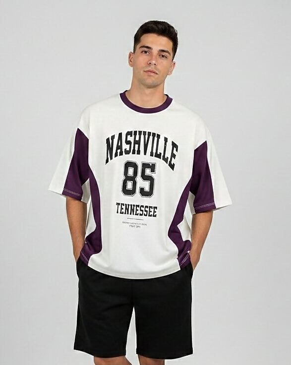 Nashville crudo uva 1 Remera boxy fit NASHVILLE