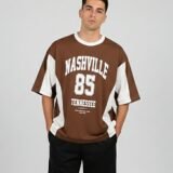 Nashville marron crudo 1 Remera boxy fit NASHVILLE