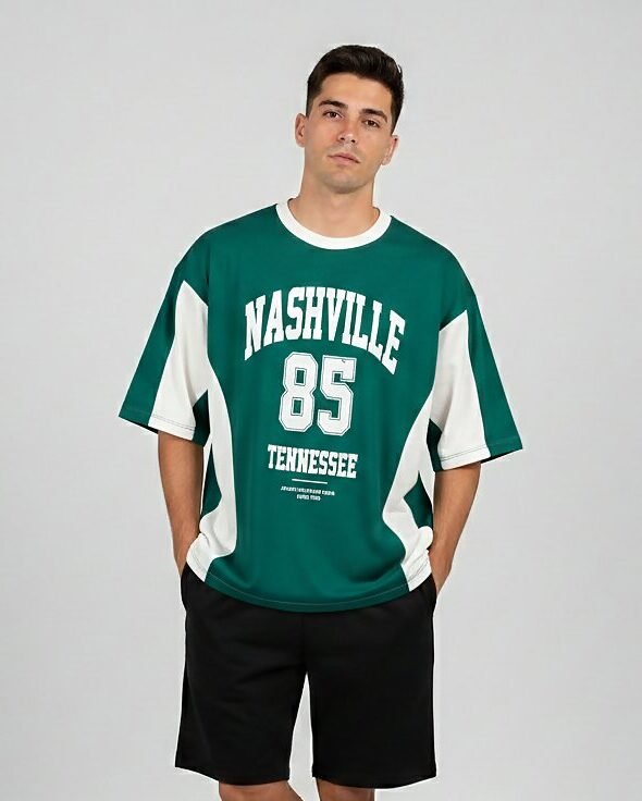 Nashville pino crudo 1 Remera boxy fit NASHVILLE