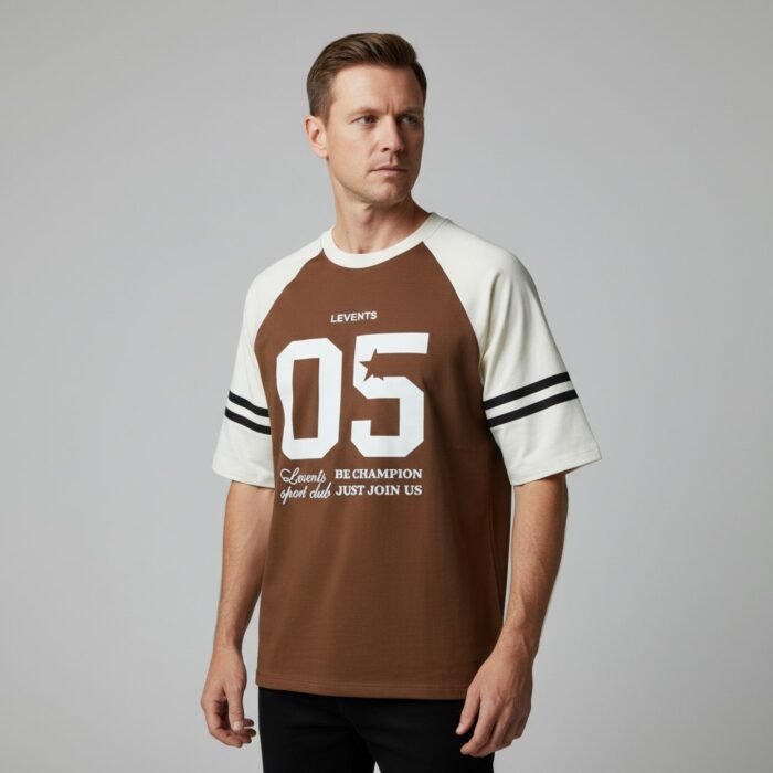 REMERA MANGA RANGLAN - MOD. 05 (CON MANGA ESTAMPADA)