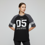 REMERA MANGA RANGLAN - MOD. 05 (CON MANGA ESTAMPADA)