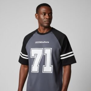 REMERA MANGA RANGLAN - MOD. 71 (CON MANGA ESTAMPADA)