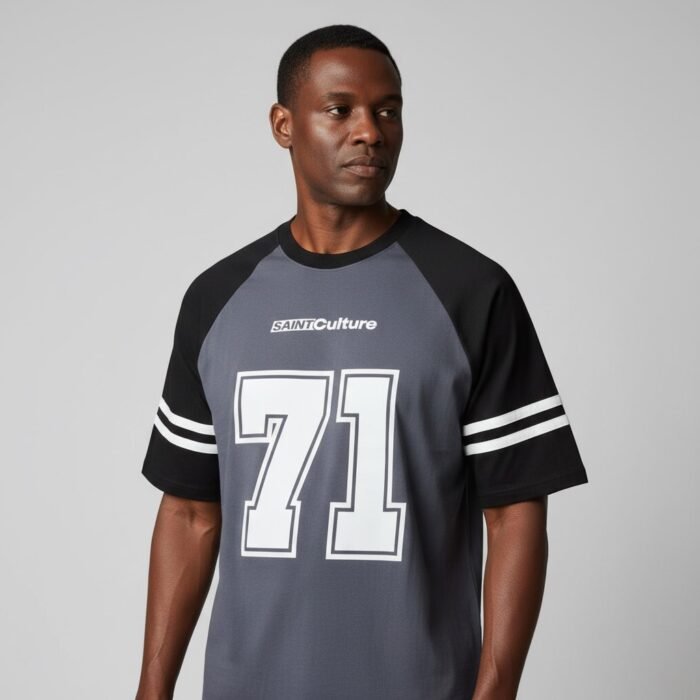 REMERA MANGA RANGLAN - MOD. 71 (CON MANGA ESTAMPADA)