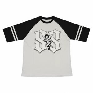 REMERA MANGA RANGLAN - MOD. 88 ANGEL (CON MANGA ESTAMPADA)