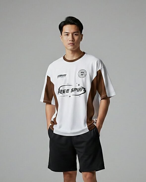 free spirit crudo-marron 1 Remera boxy fit FREE SPIRIT